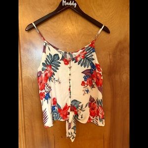 Cute floral tank top